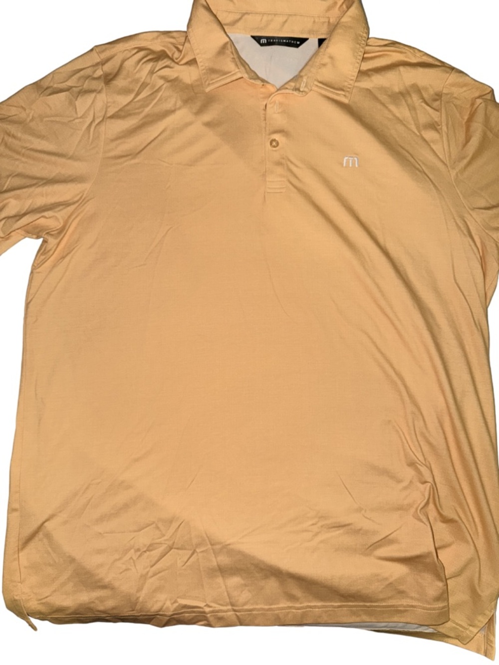 Travis Mathew Men's Yellow Polo Shirt